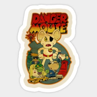 Vintage Danger Mouse Sticker